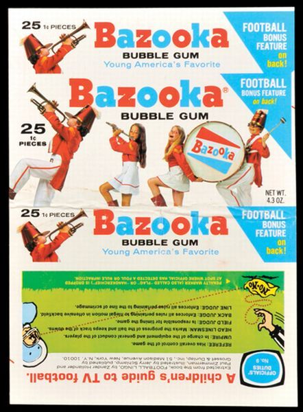 BOX 1972 Bazooka Football